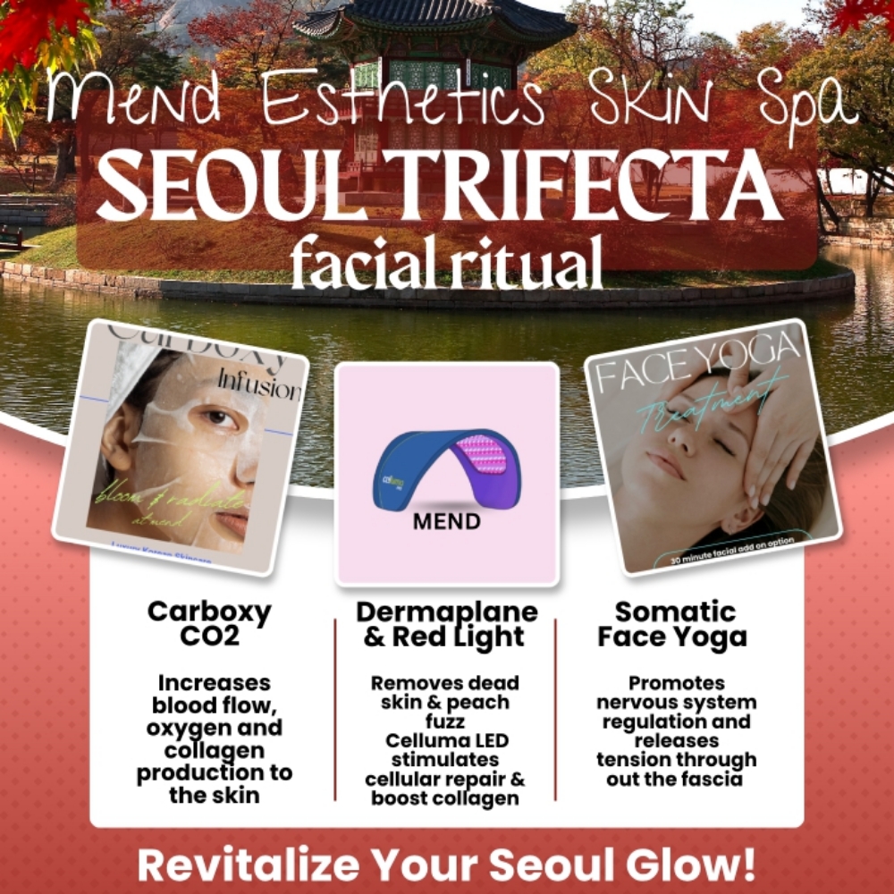 SEOUL TRIfecta Bundle at Mend Esthetics Skin & HeadSpa in Ellicott City, MD