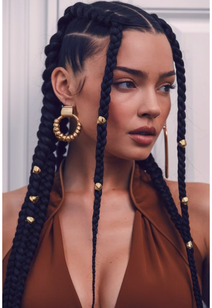 Braids 4-6 With Hair at Hidden beauty by luz in Tampa, FL