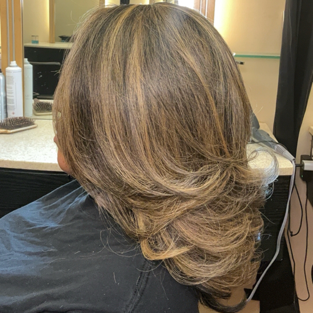 Balayage | Full Highlights at Looks By Mari in Kalamazoo, MI