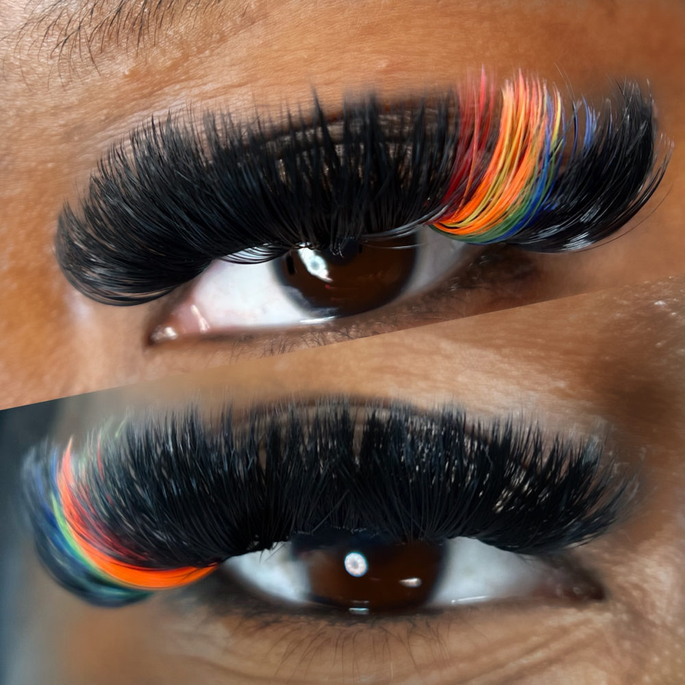 Color Lashes at Abbie's Blessed Essence in Ridgewood NY, NY