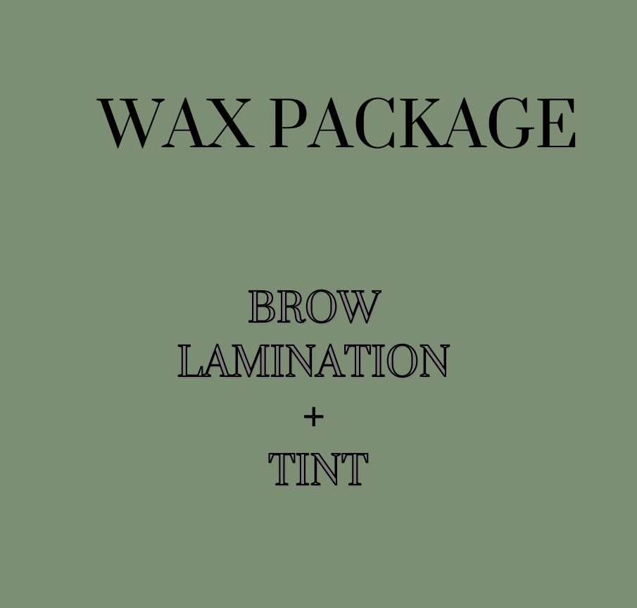 Brow Lamination + Tint & Brow Wax