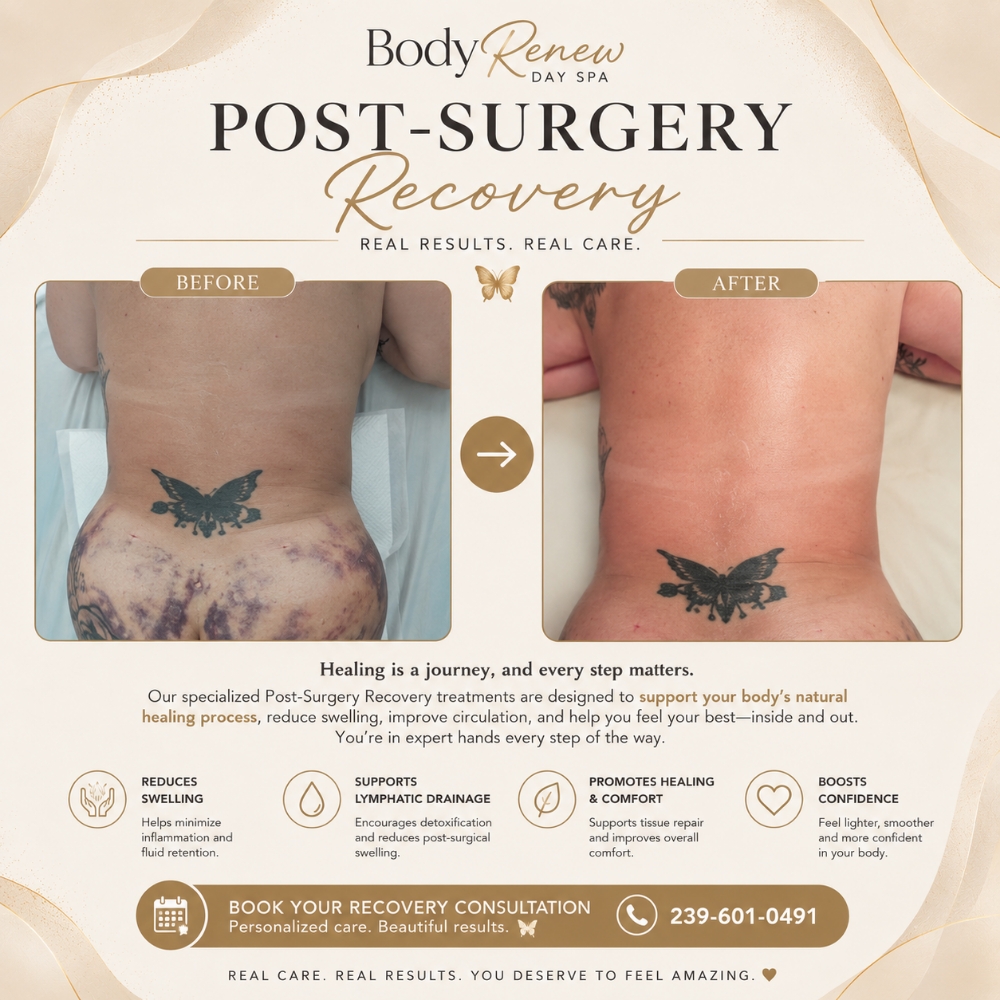 POST-SURGICAL FIBROSIS TREATMENT at Bodyrenew Day Spa in Naples Fl, FL