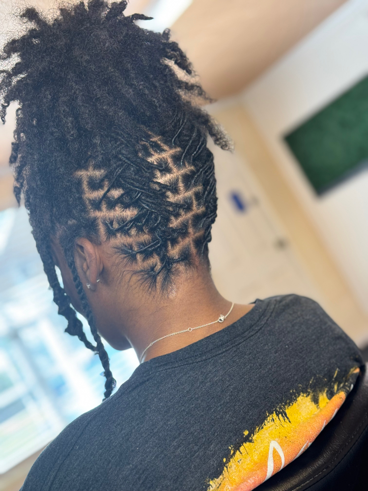 Loc Retwist & Style at The Hot Spot in Harlem, GA