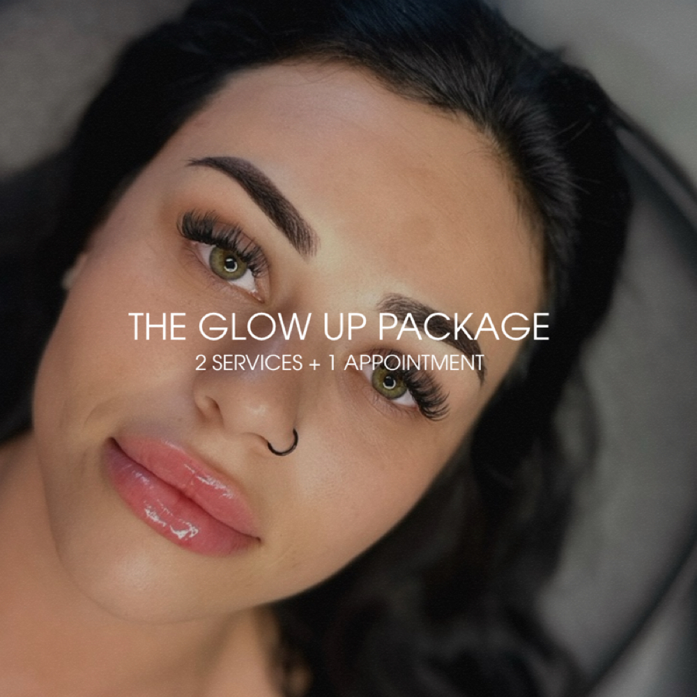 The Glow Up Package at INKD Brow Studio in Oklahoma City, OK
