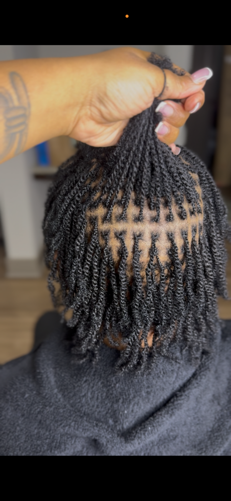 Starter Micro Locs at The Charmaine Effect in Charlotte, NC