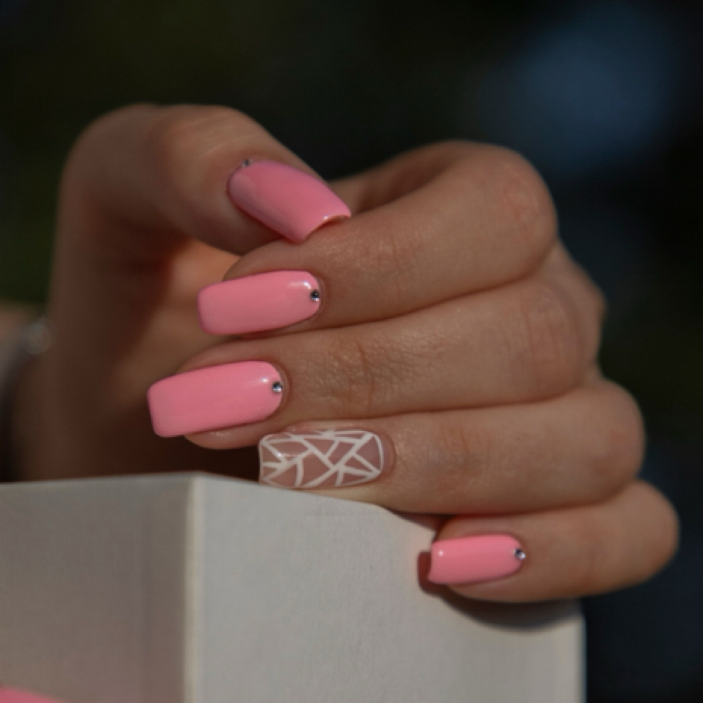 Poly Gel Overlay at Nails Crafted By Alexis in Waukesha, WI