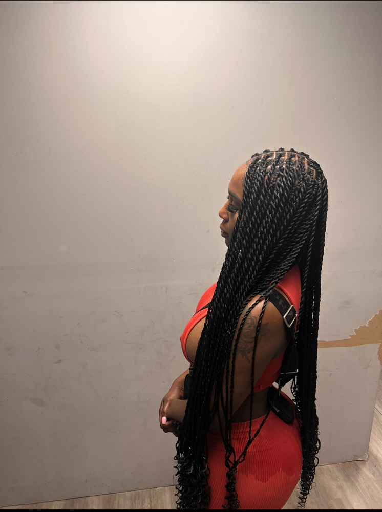 Knotless Twist Hair Included at Perfect braids and locs in Atlanta, GA