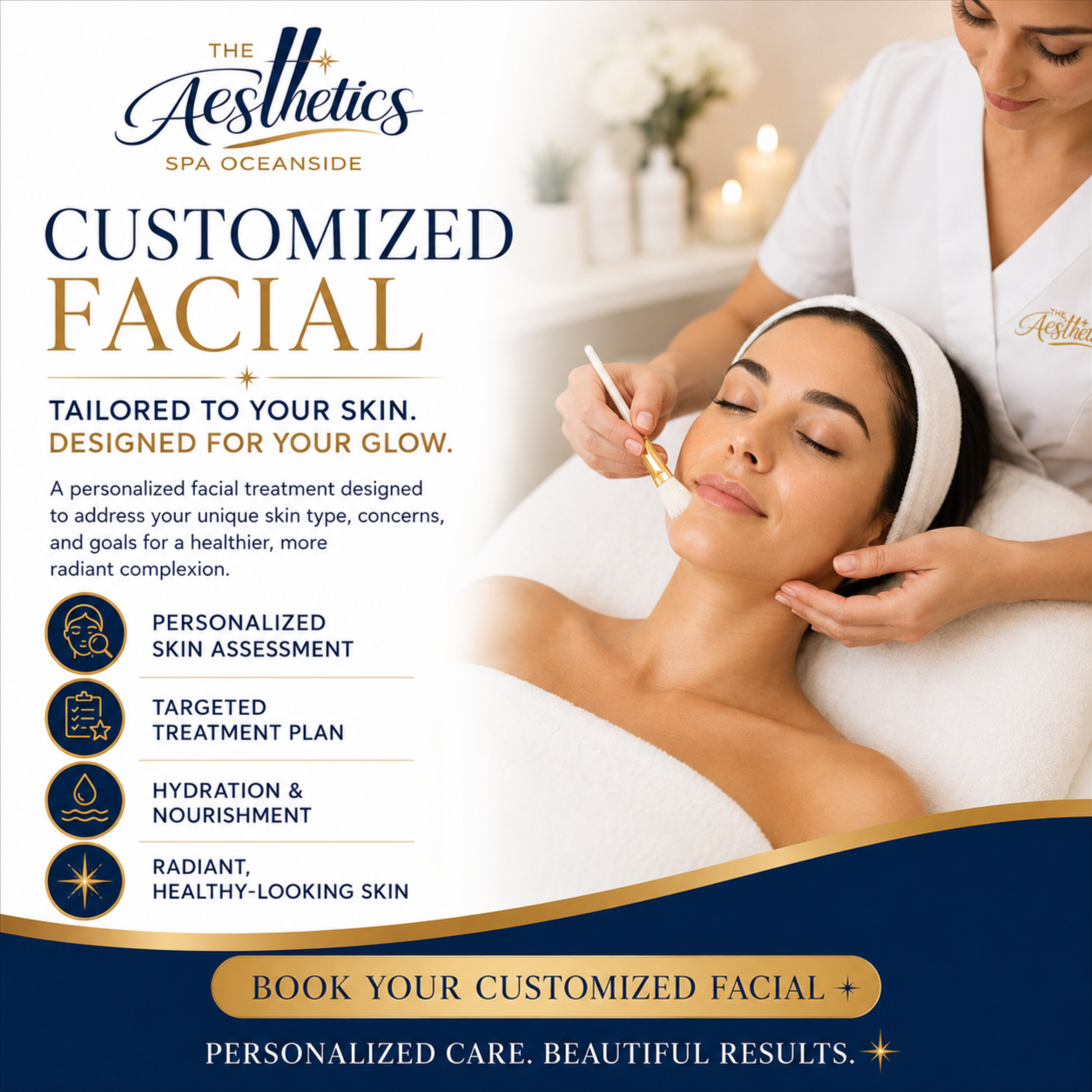 Customized Facial LimitedTime Offer at The Aesthetics Spa in Oceanside, NY
