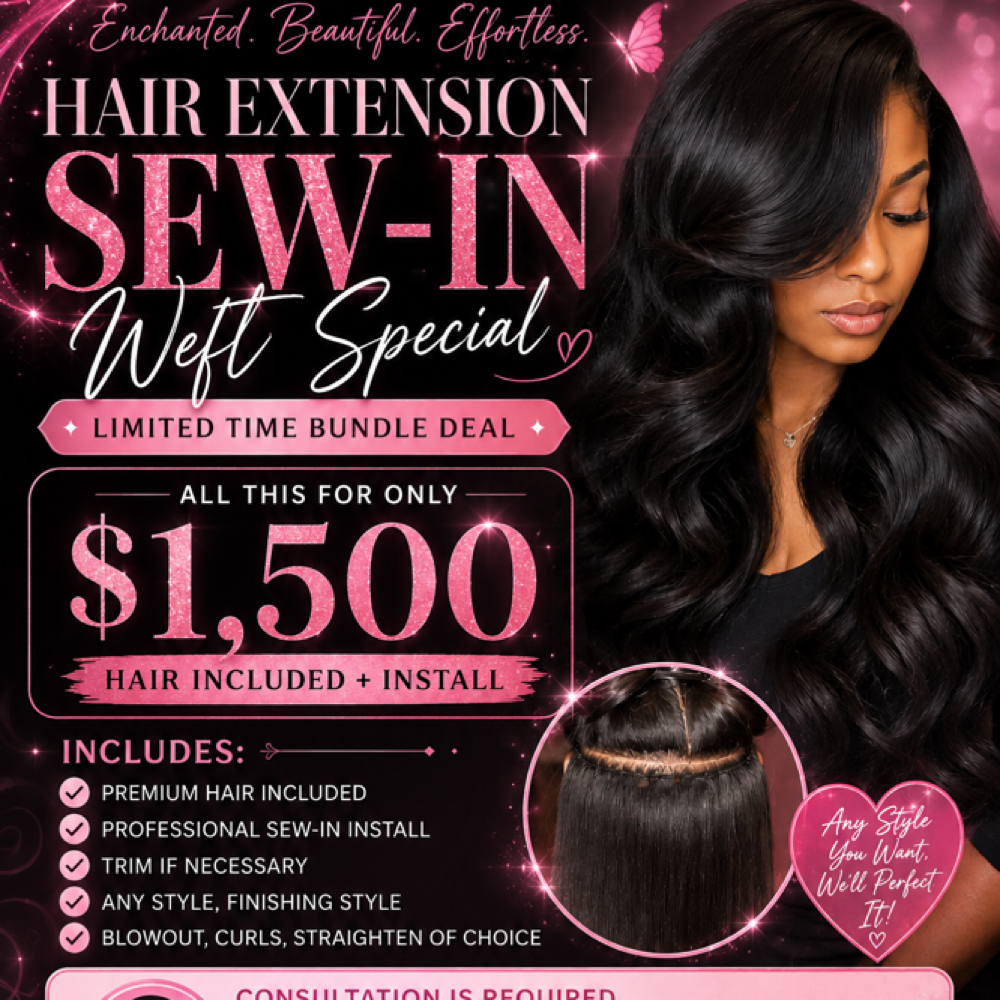 Handtied Weft Extensions at Enchanted Beauty in Springfield, MA