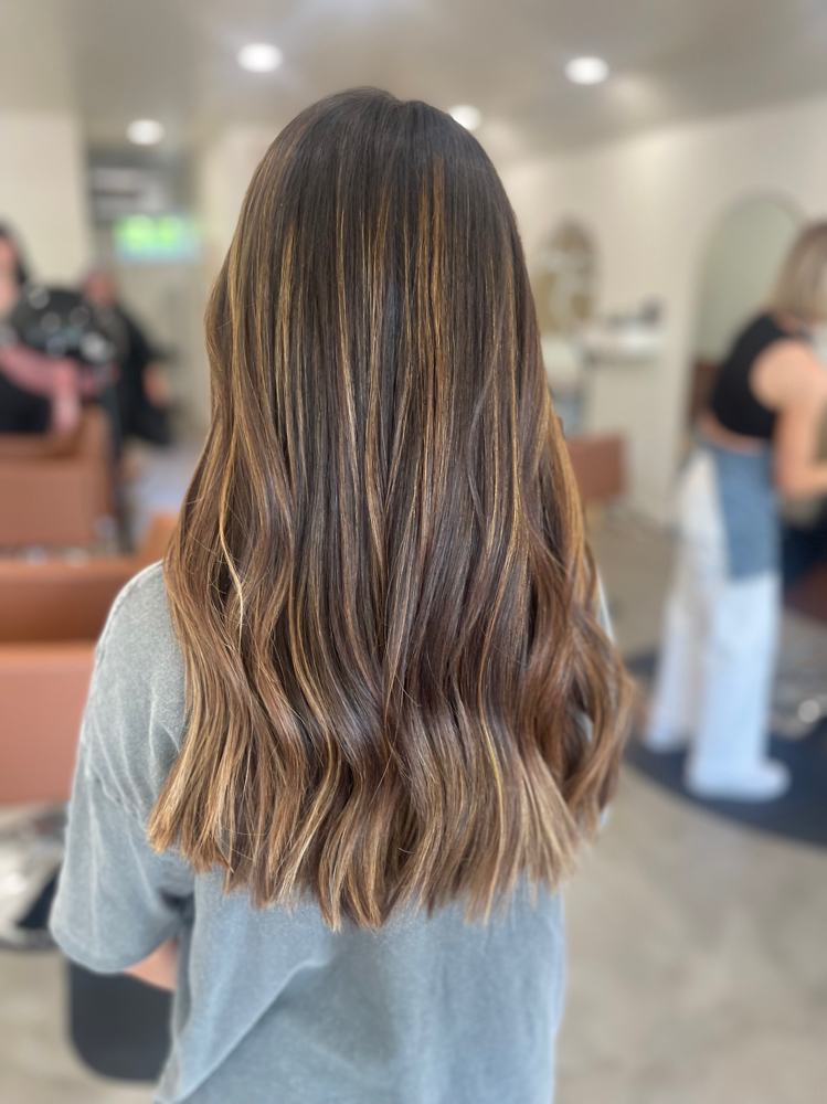 Balayage And Haircut