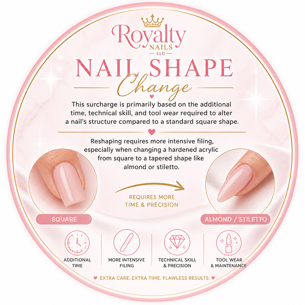 Nail Shape Change at Royalty Nails LLC in Colorado Springs, CO