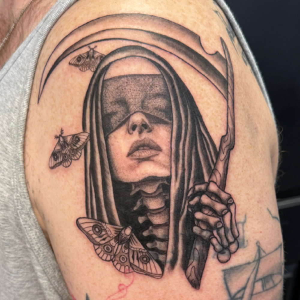 Half Day Session at Knight & Day Tattoo in Brick Township, NJ
