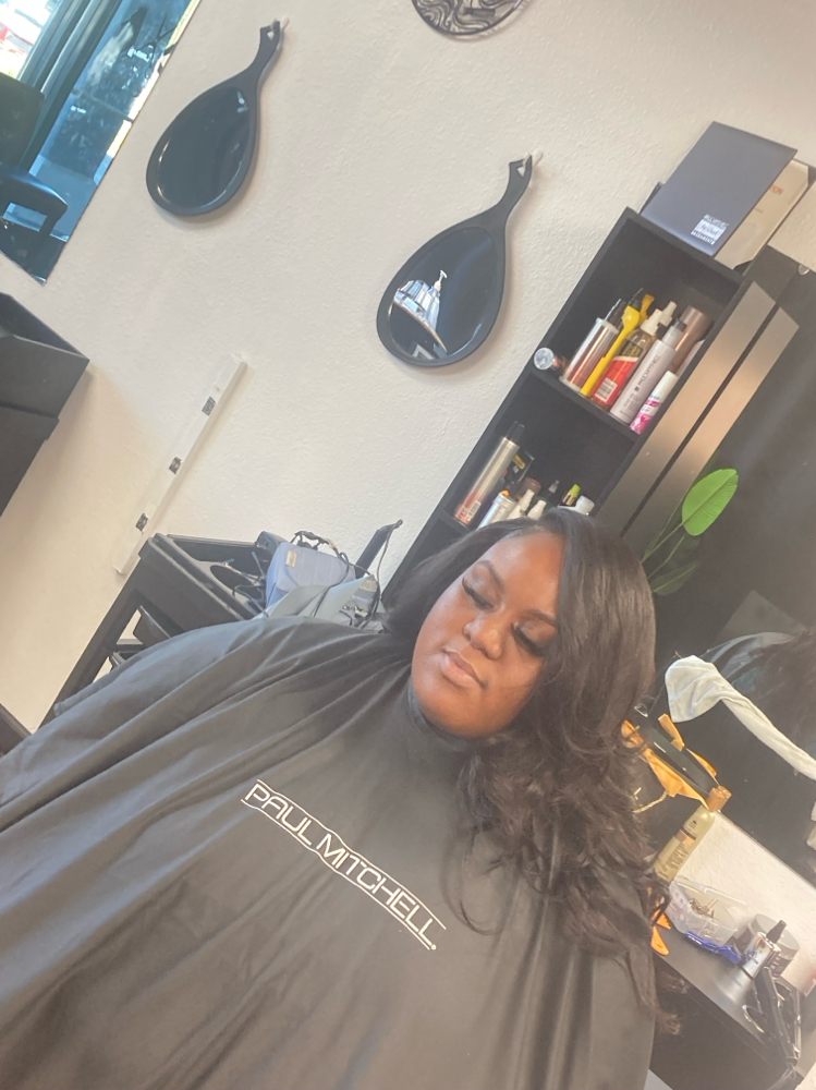 Leave Out Install at Kharyzma Beauty in Sacramento, CA