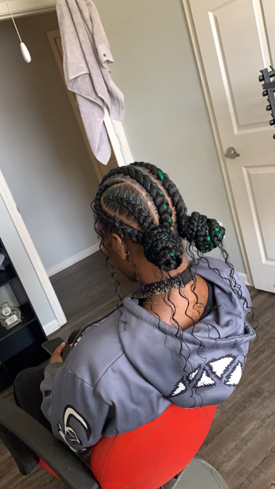 4-6 Feed Ins at Hair Hustlaaa! in Humphrey, AR
