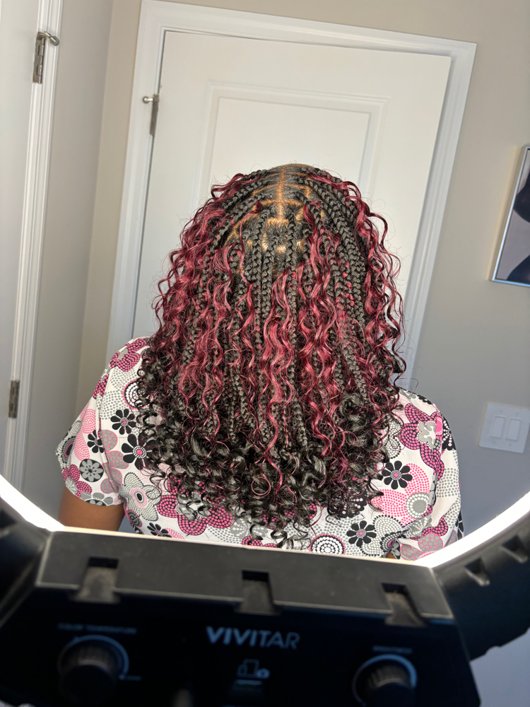 Boho Knotless Bob