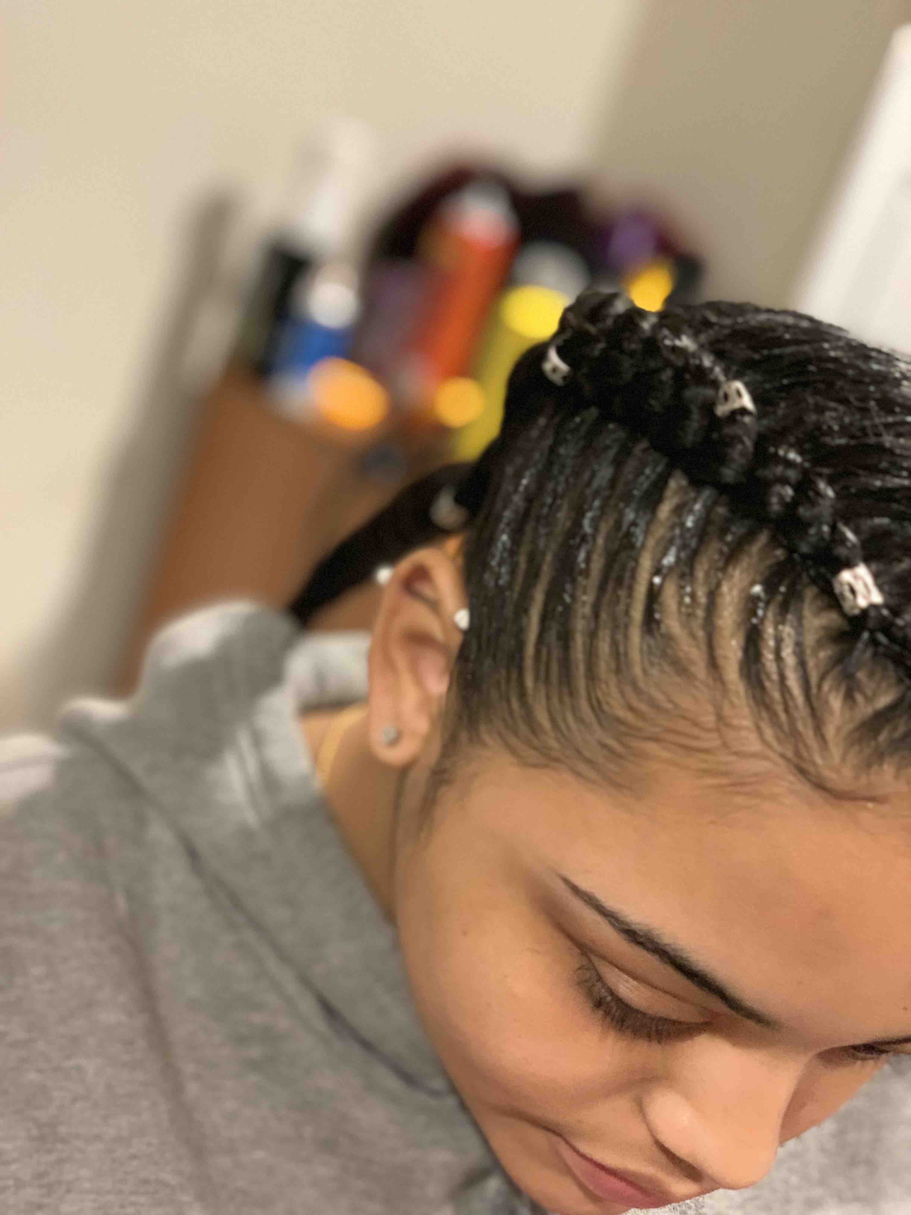 Feed In French Braids