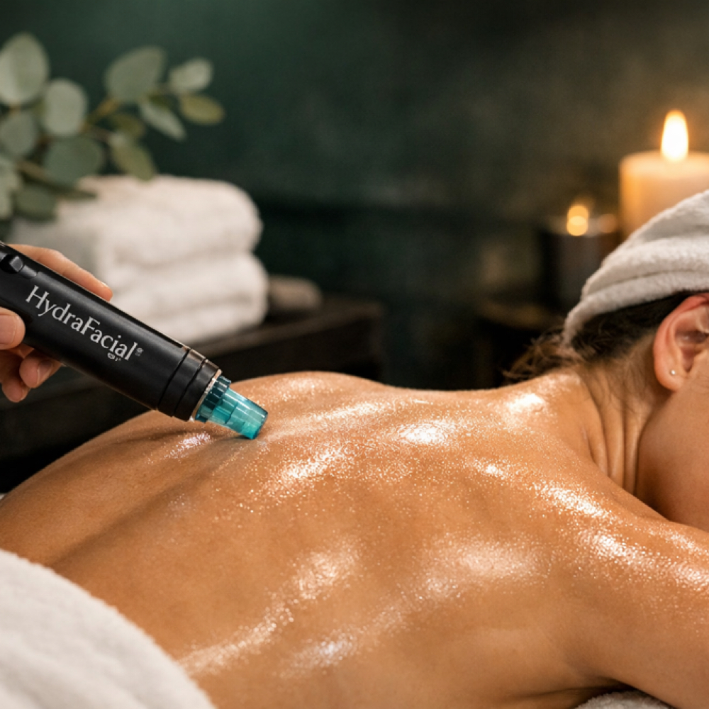 Back Facial ( Hydrafacial) at JUVU BEAUTY in Irvine, CA