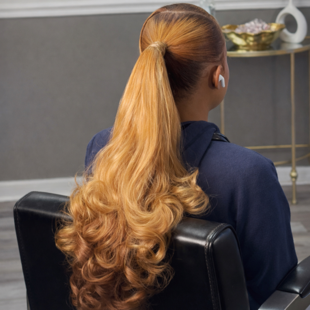 Sleek Ponytails And Buns at Allure Salon in Port St Lucie, FL