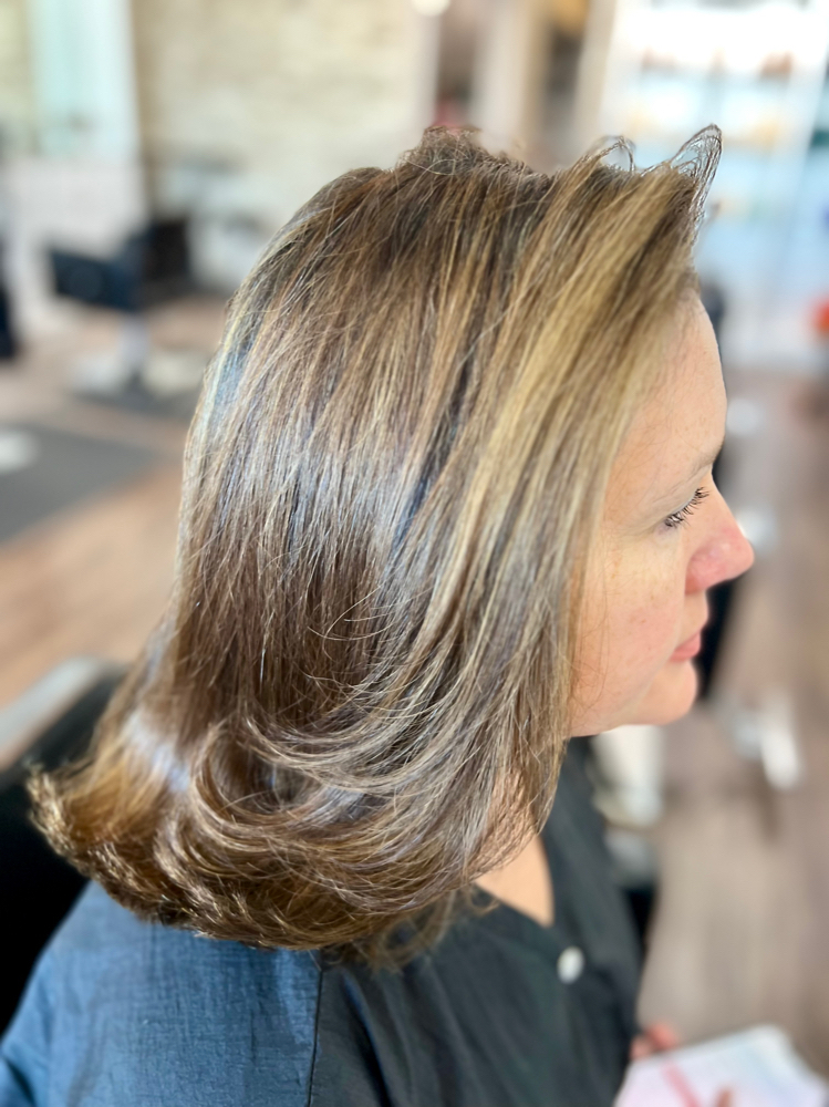 Color Highlight Blowdry