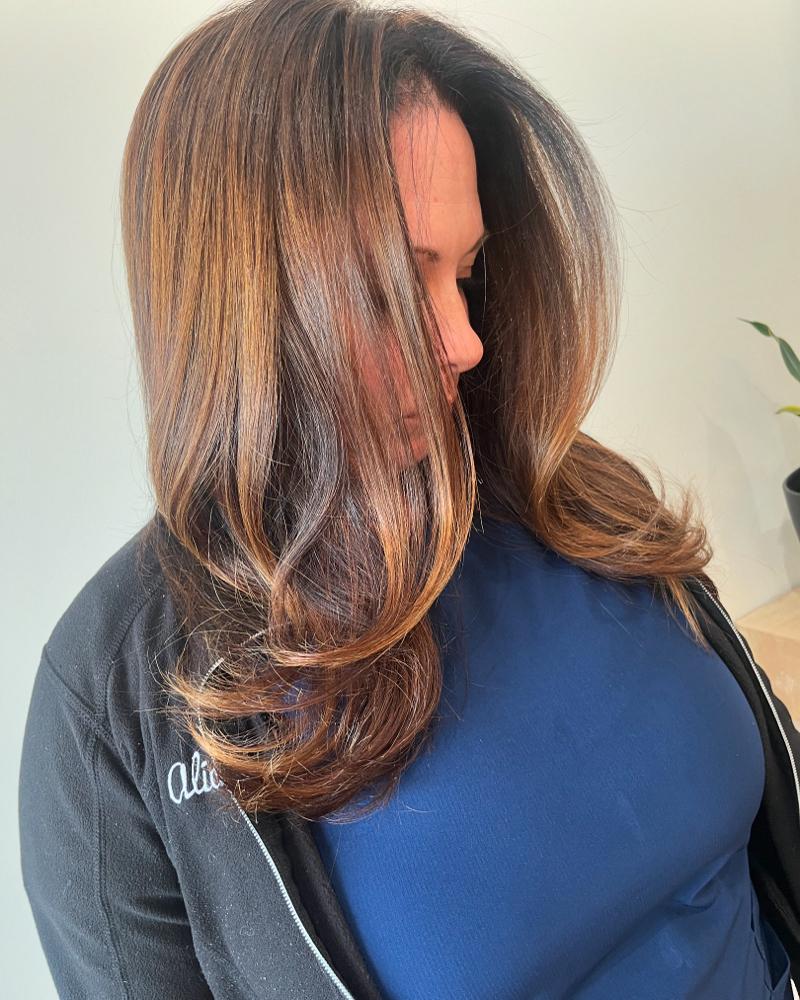 Accent Highlight/gloss/haircut