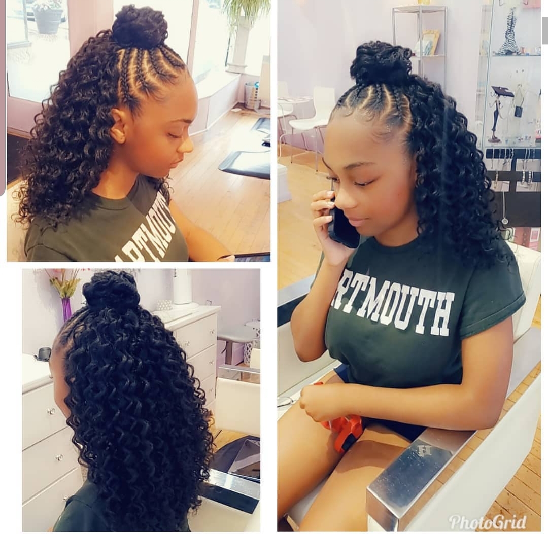 Crochet Half Up Half Down