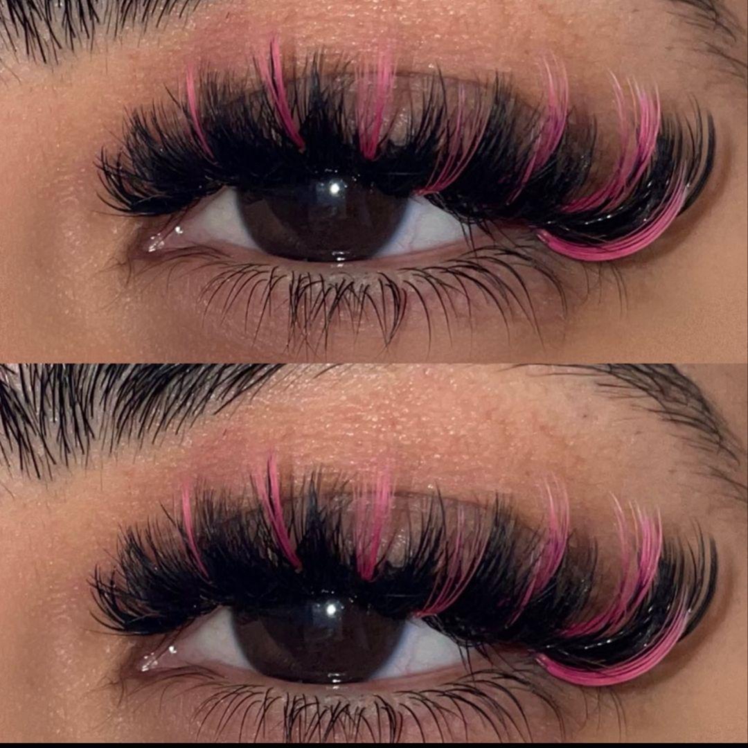 Colored Lashes at Julie's Aesthetics in Belleville, NJ