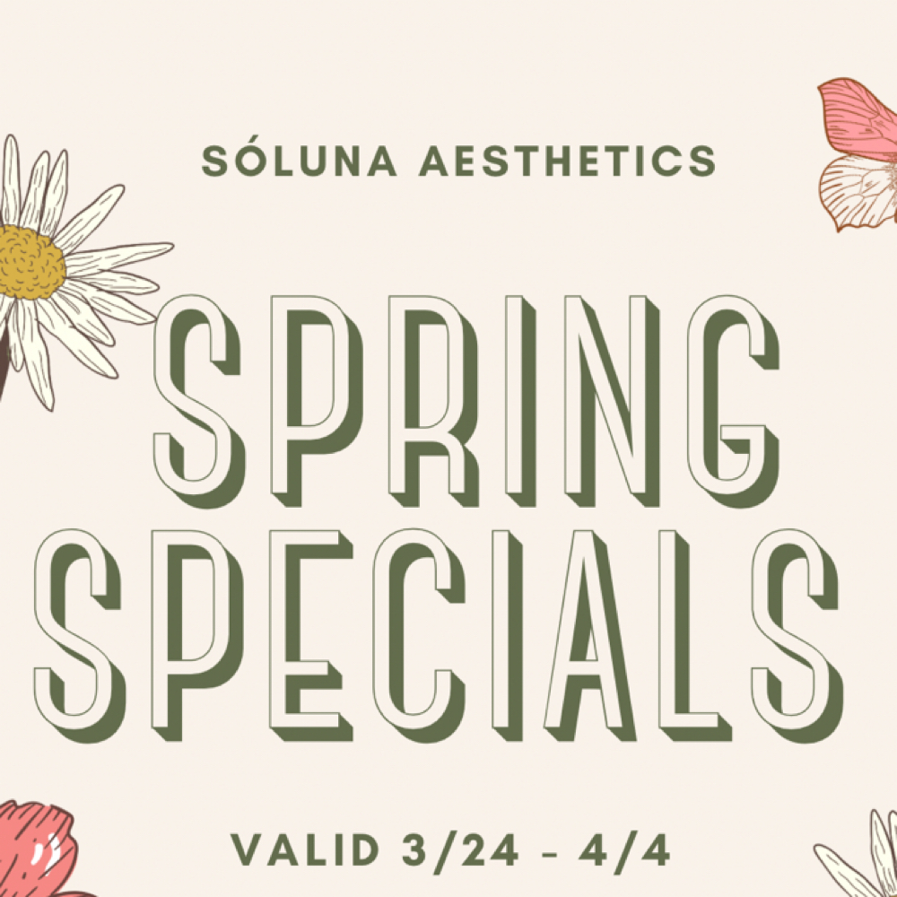 Spring Special Facial Bundle at Sóluna Aesthetics in Rochester, MN