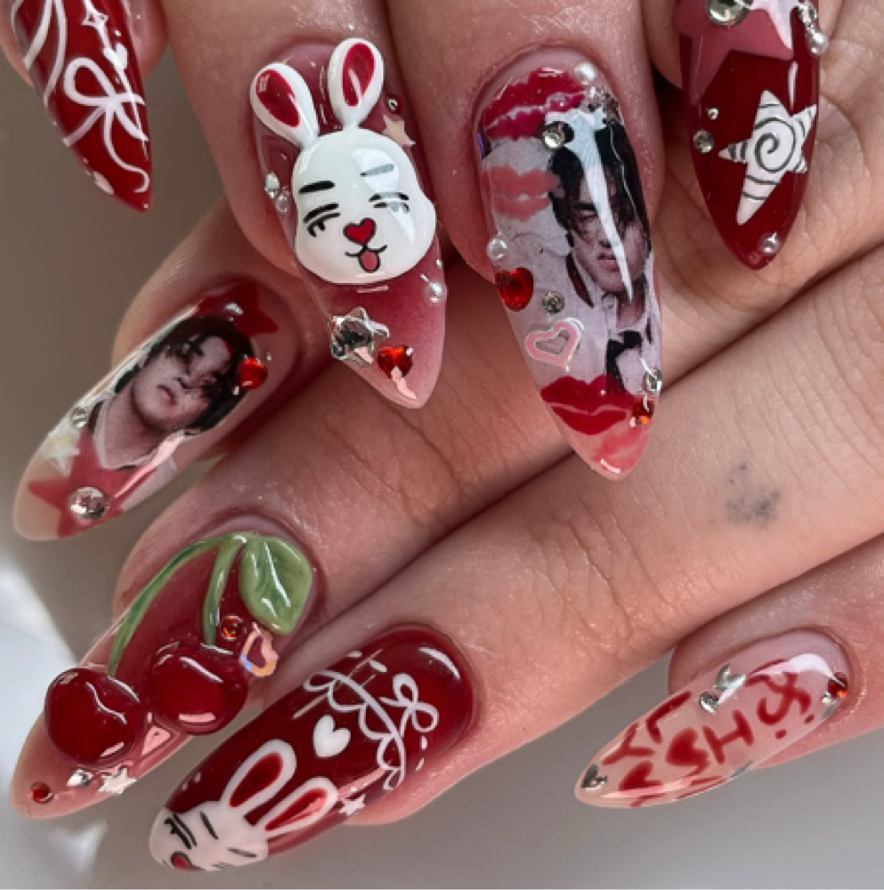 Gel Overlay Tier 4 Nail Art at Pinkkberrystudio in Taylorsville, UT
