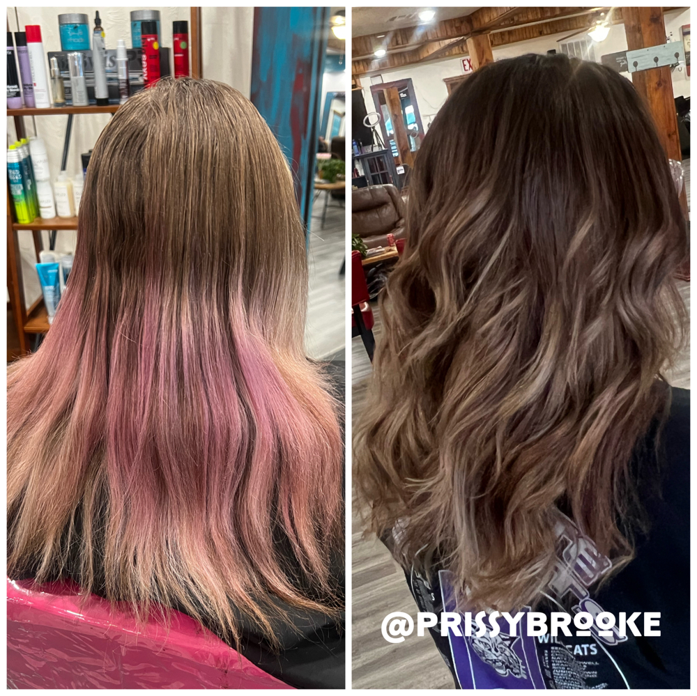 Balayage at All Prissyd Up Salon in Atoka, OK