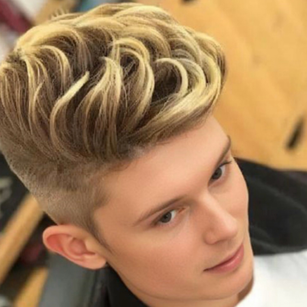 Mens Highlights at Ruffini’s Barbershop in West Grove, PA