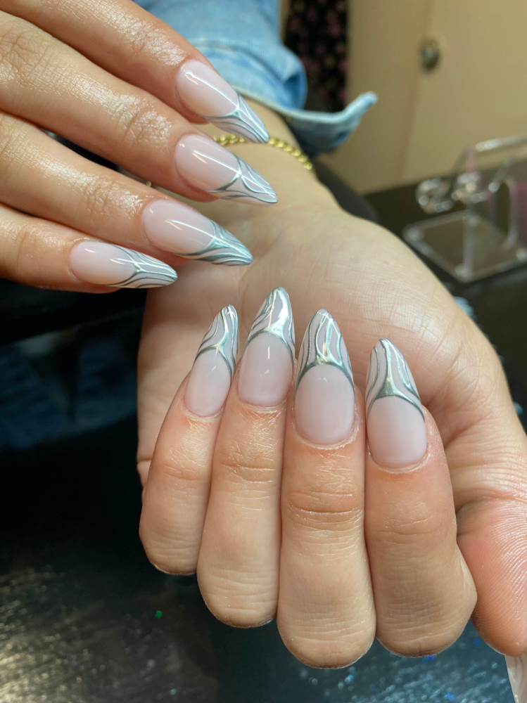 Chrome French Swirl