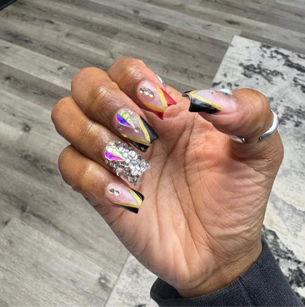 Nail design at Touchedbyyasiii in Atlanta, GA
