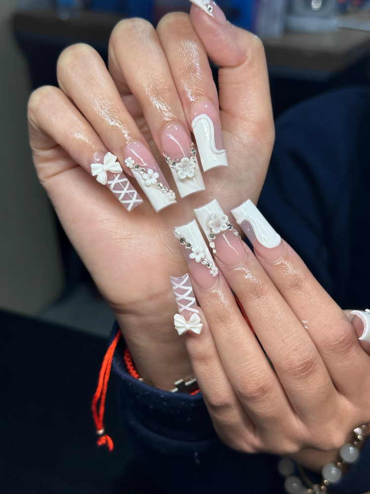 Long Acrylic Full Set