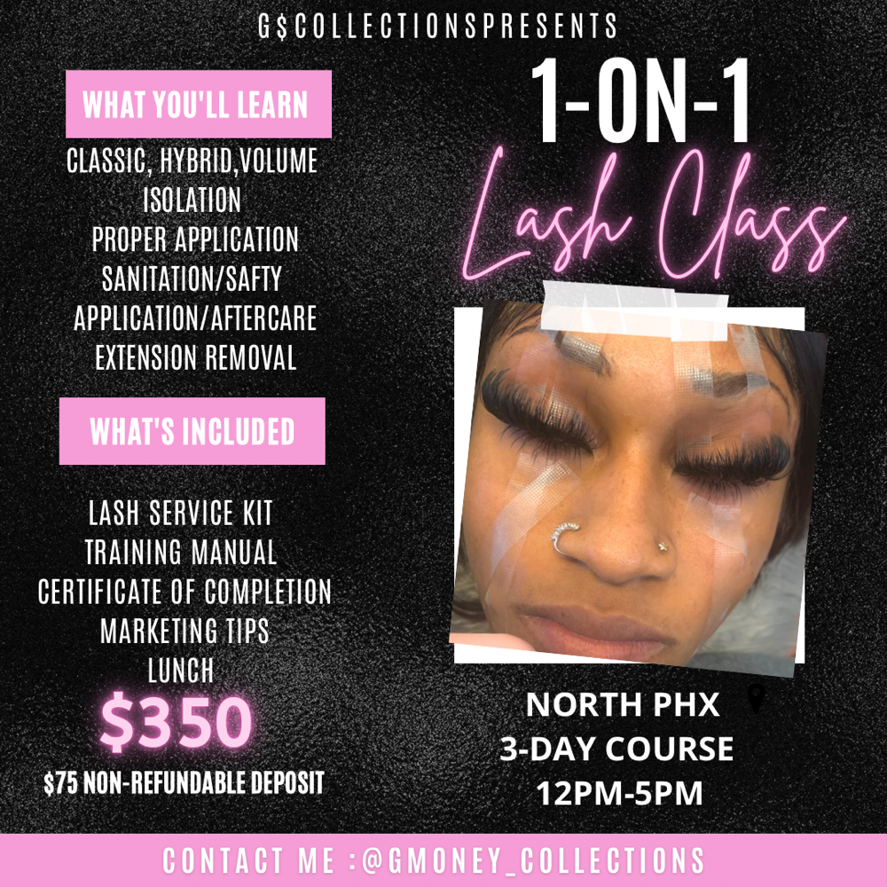 1:1 Lash Class