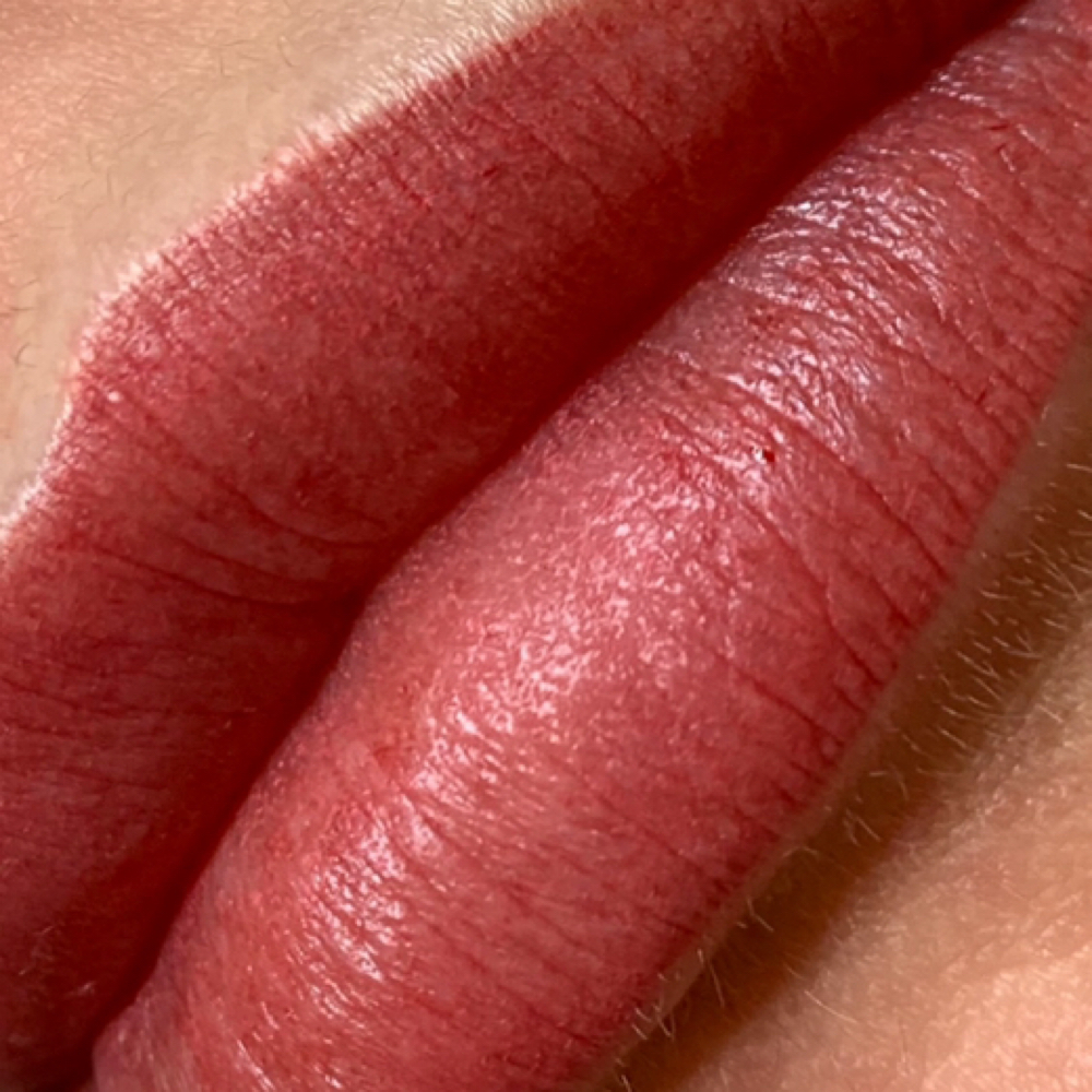 Lip Blush Tattoo at Tatev INK in Glendale, CA