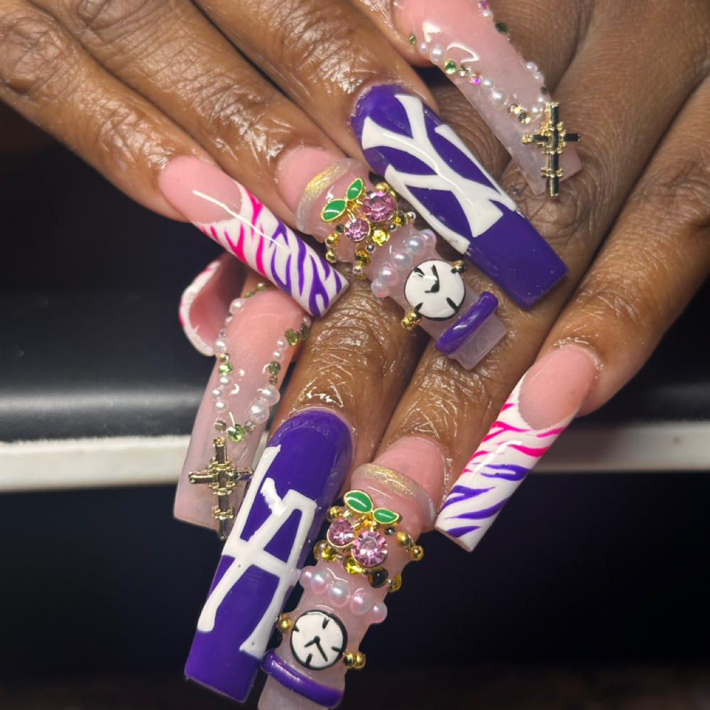 Long Freestyle Set at Plush Kay Beauty Services in Tulsa, OK