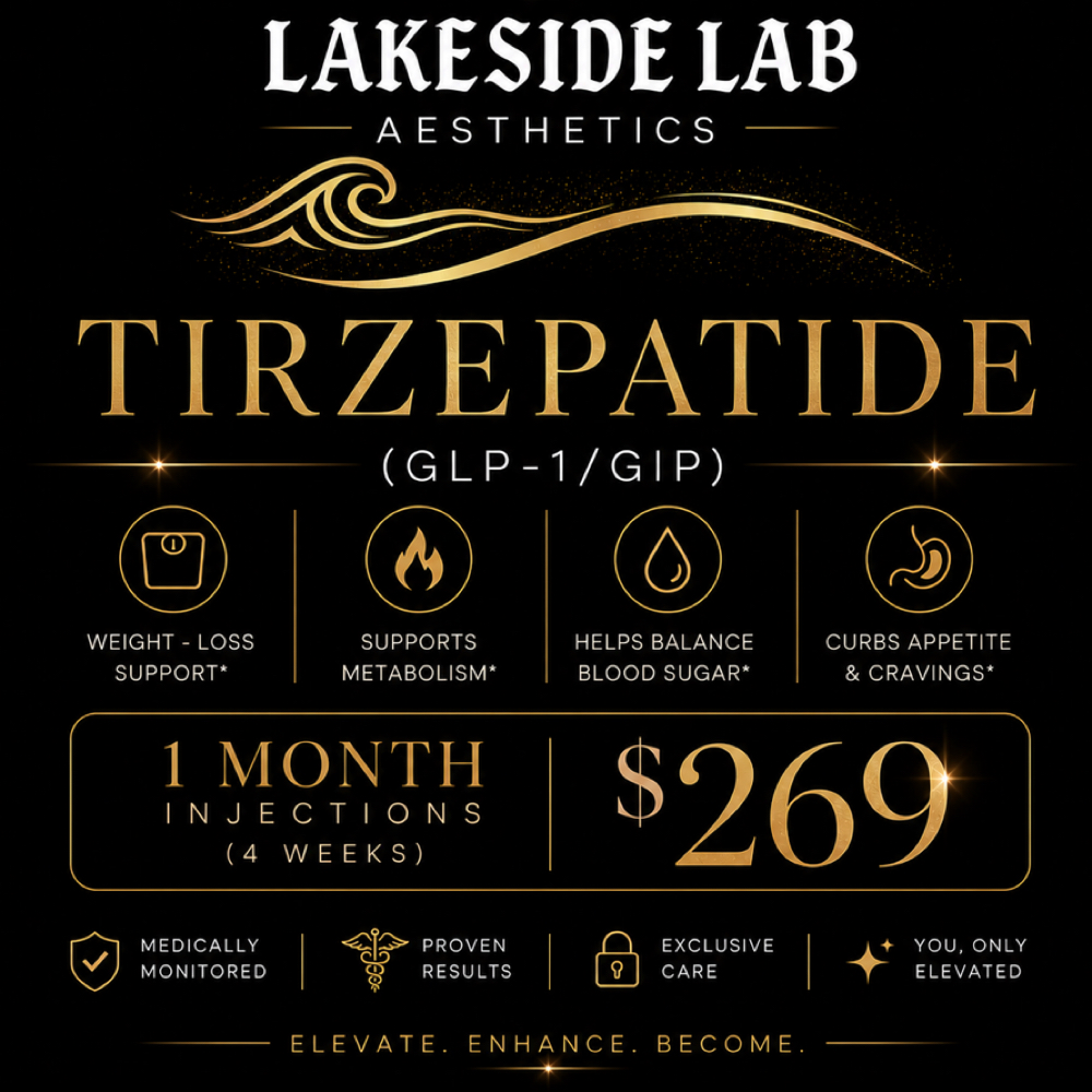 TIRZEPATIDE GLP-1/GIP  (1 Month) at LAKESIDE LAB AESTHETICS in Canyon Lake, CA