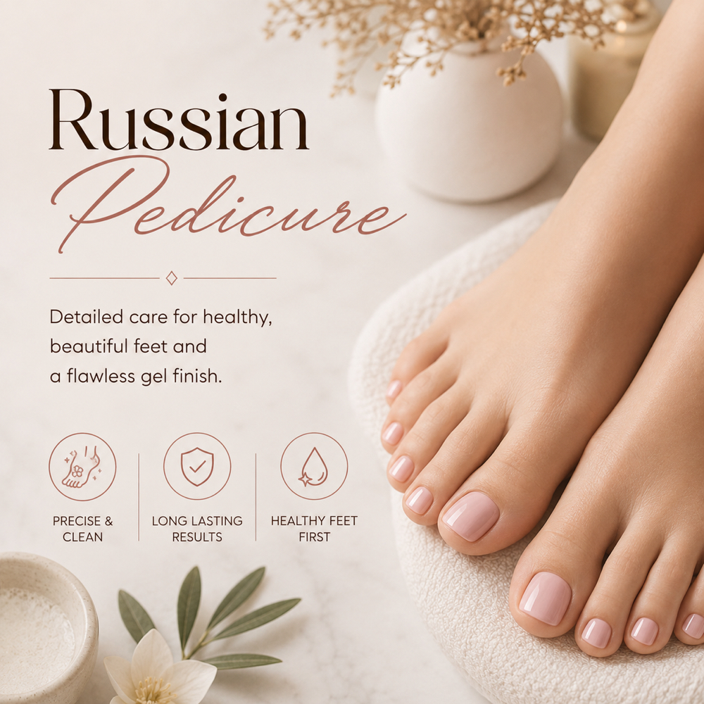 Russian Pedicure at LIO nail studio - beauty salon in Boca Raton, FL