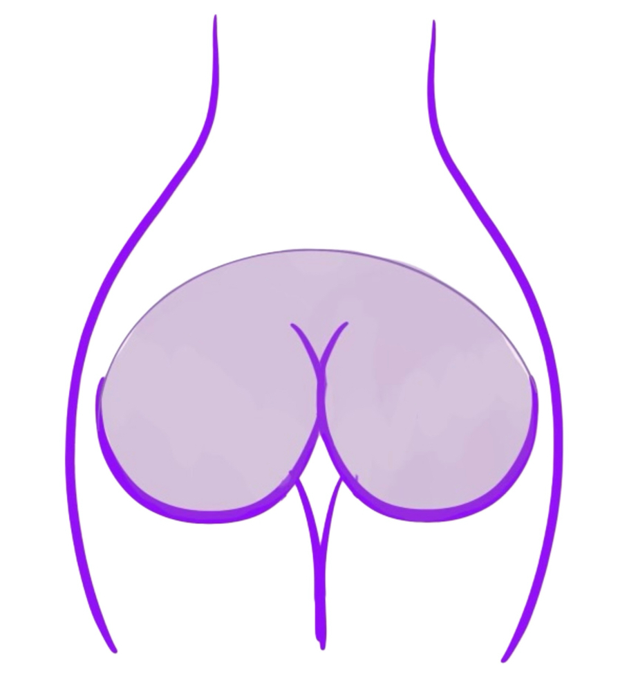 Glutes (cheeks)
