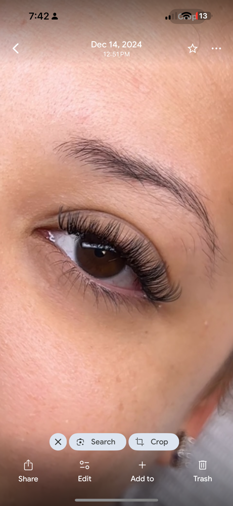 Hybrid Eyelash Extensions