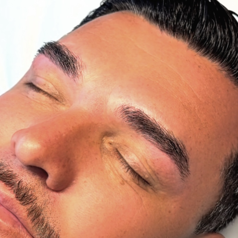 Brow clean up for Men at Inked Beauty By Marina in Gustine, CA