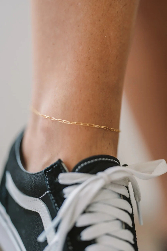 14k Gold Filled Anklet ✨