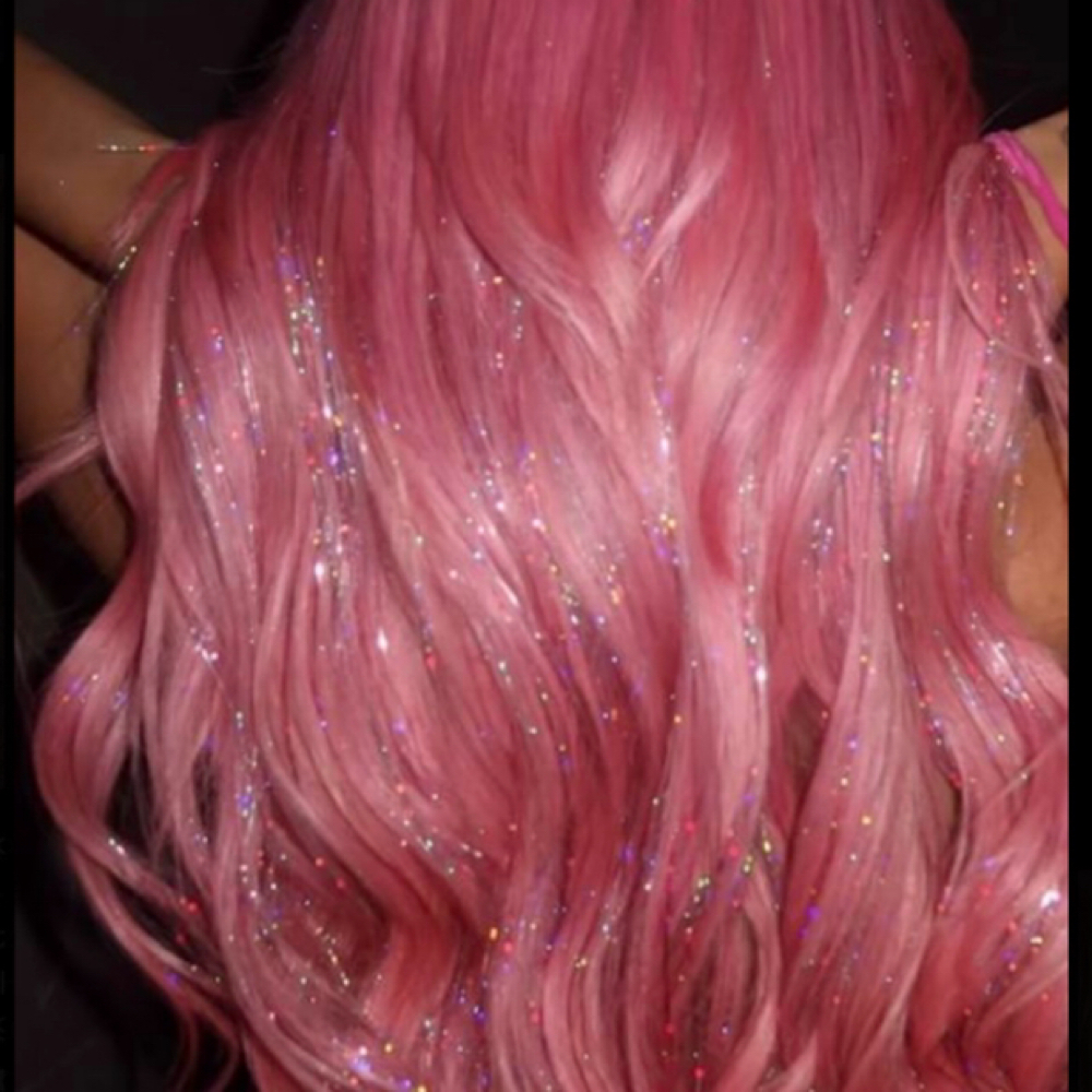 hair tinsel at grace x beauty in Hayden, ID