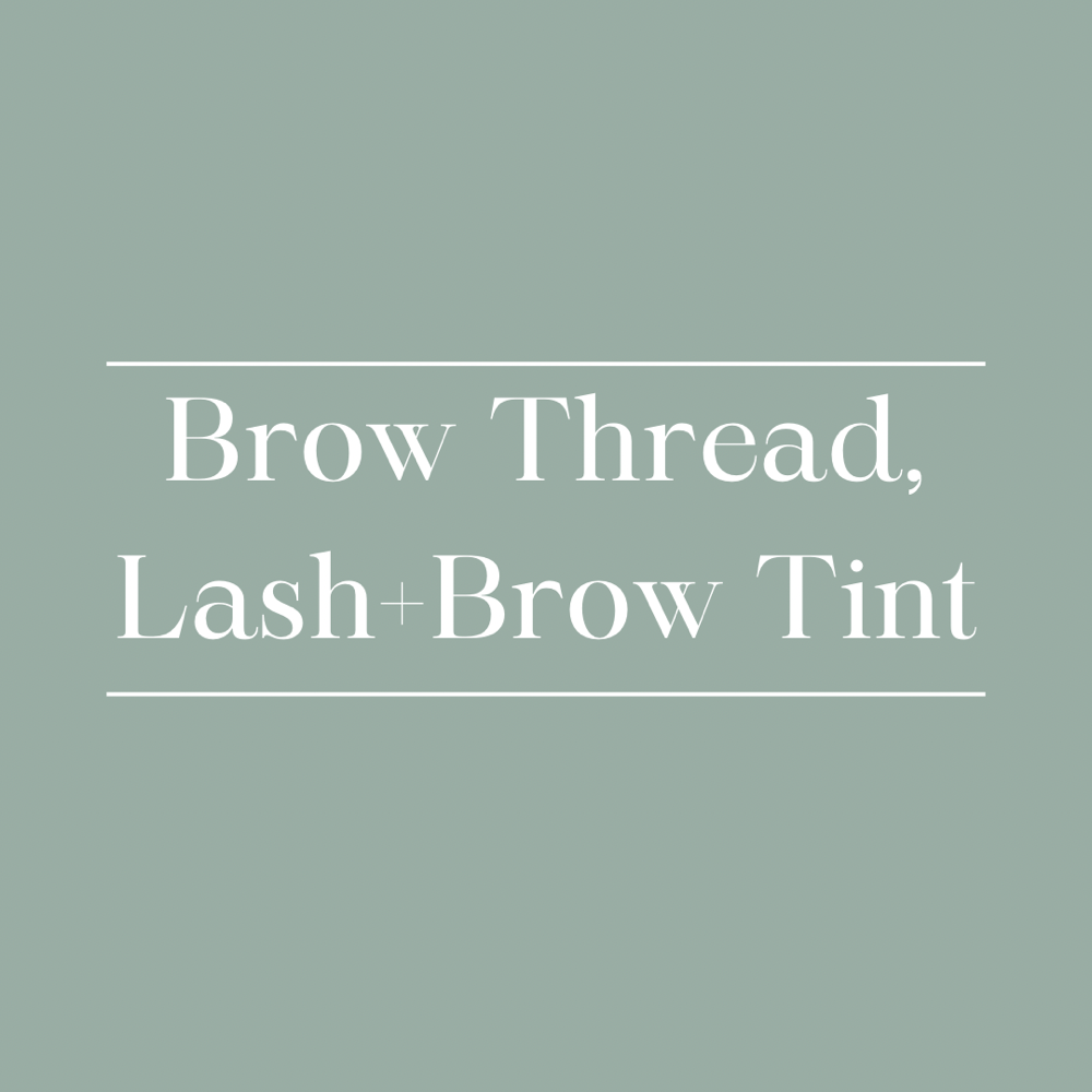 Brow Thread, Lash + Brow Tint