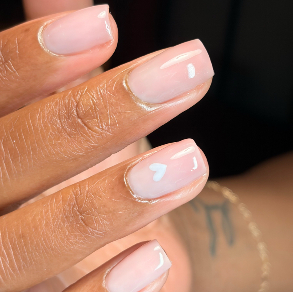 Russian Mani + Structured Overlay at Galactic Artistry LLC in Charlotte, NC
