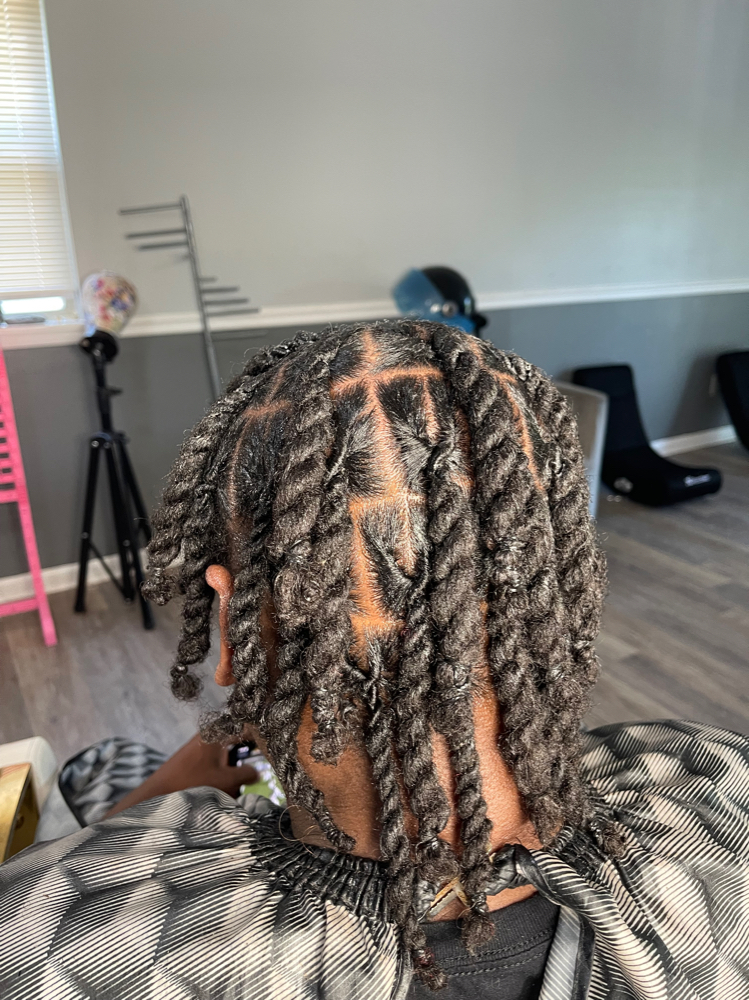 Mens Retwist And Style