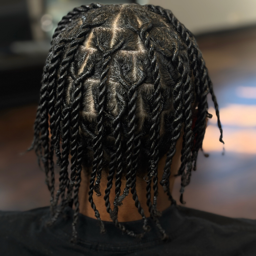 Invisible Loc Or Barrel Loc Twists at NuAura Rose Beautanicals in Birmingham, AL