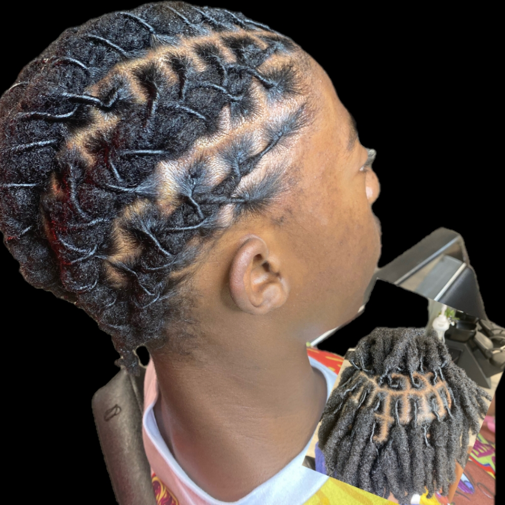 Locs Retwist & Basic Simple Styl at Kinky Rootz242 Natural Hair Studios LLC in Ft Lauderdale, FL