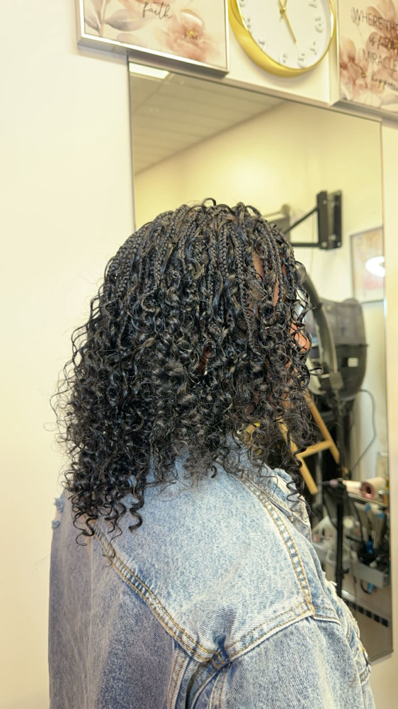 Curly Bob-length Boho