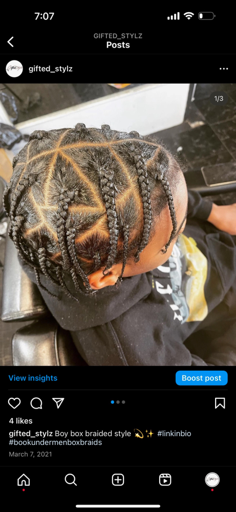 Men Box Braids